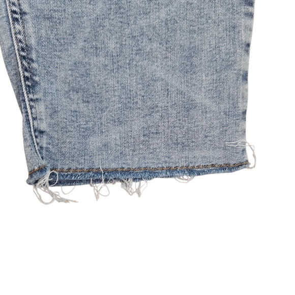 J. Jill High Rise Straight Leg Crop Denim Jeans Women 8 Regular Blue - Picture 6 of 11